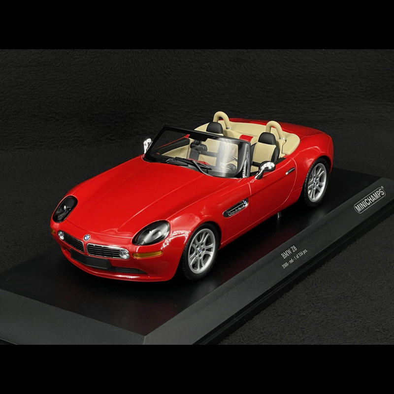 ミニチャンプス 1/18  Z8 2000 ロードスター レッド E52 BMW Z8 Roadster 2000 Red 1/18 Minichamps 155024230