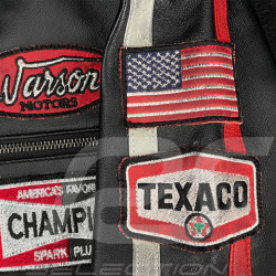 Daytona Leather Jacket Black / Red - Men