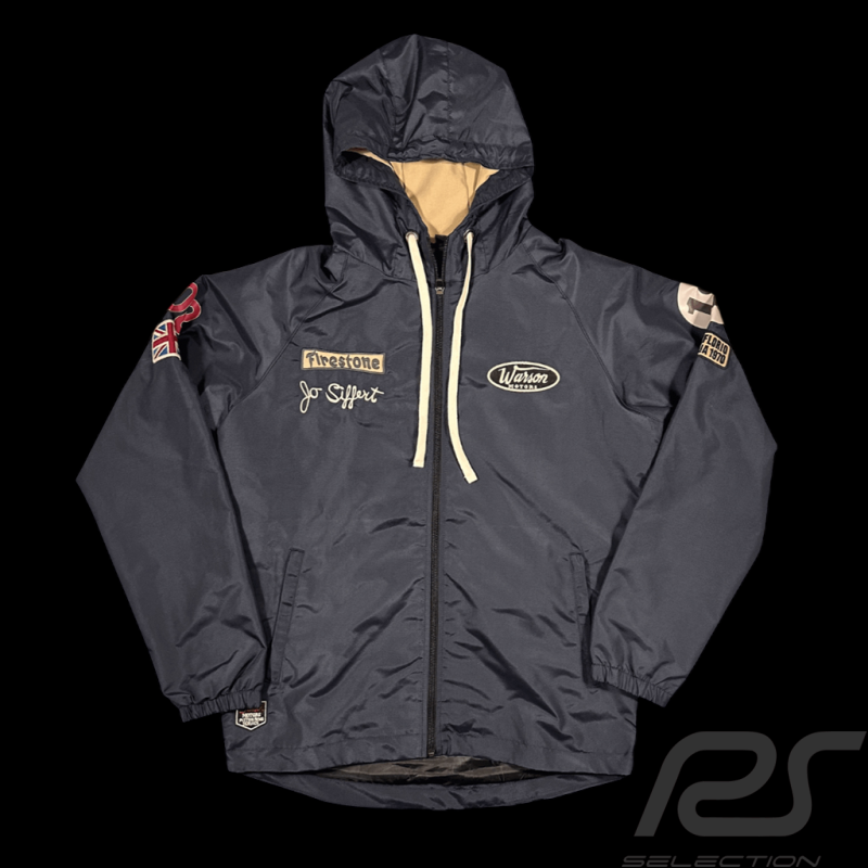 Jo Siffert Jacket Windbreaker Navy Blue - Unisex