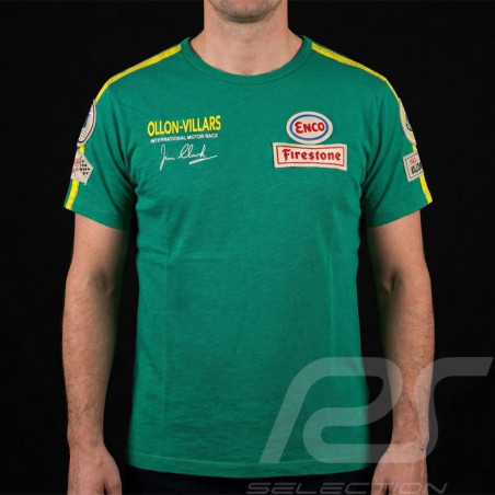 Jim Clark T-Shirt Ollon-Villars 1965 Racing Green - Men