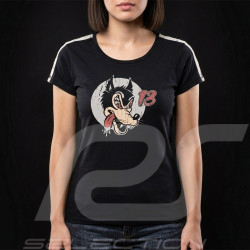 Speed ​​Wolf T-Shirt n° 13 Carbon Black - Women