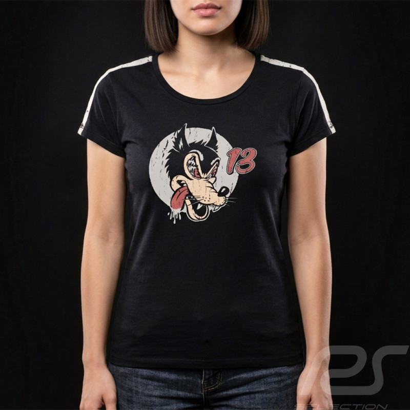 Speed ​​Wolf T-Shirt n° 13 Carbon Black - Women