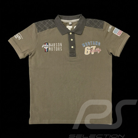 Polo Mustang Sally 67 Vert Kaki - Homme