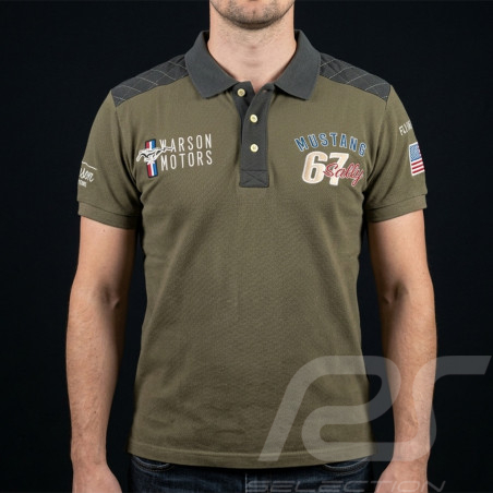 Polo Mustang Sally 67 Vert Kaki - Homme