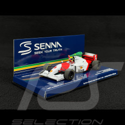 Ayrton Senna McLaren MP4/8 n° 8 Vainqueur GP Australie 1993 F1 Dirty Version avec Drapeau 1/43 Minichamps 540933308