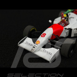 Ayrton Senna McLaren MP4/8 n° 8 Sieger GP Australien 1993 F1 Schmutzige Version mit Flagge 1/43 Minichamps 540933308