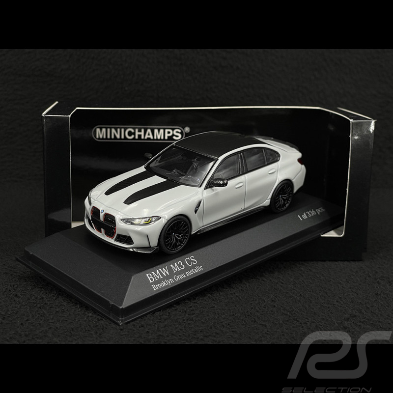BMW M3 CS 2023 Brooklyn Grau 1/43 Minichamps 410023201