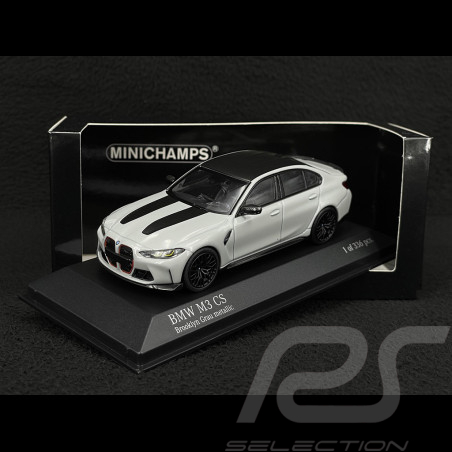 BMW M3 CS 2023 Gris Brooklyn 1/43 Minichamps 410023201