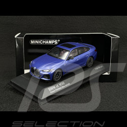 BMW i4 M50 2022 Portimao Mattblau 1/43 Minichamps 410024001