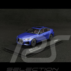 BMW i4 M50 2022 Bleu Mat Portimao 1/43 Minichamps 410024001
