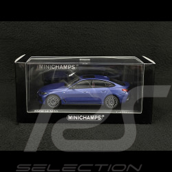 BMW i4 M50 2022 Bleu Mat Portimao 1/43 Minichamps 410024001