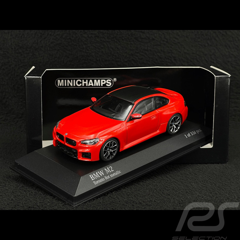 BMW M2 2023 Rouge Métallisé 1/43 Minichamps 410023120