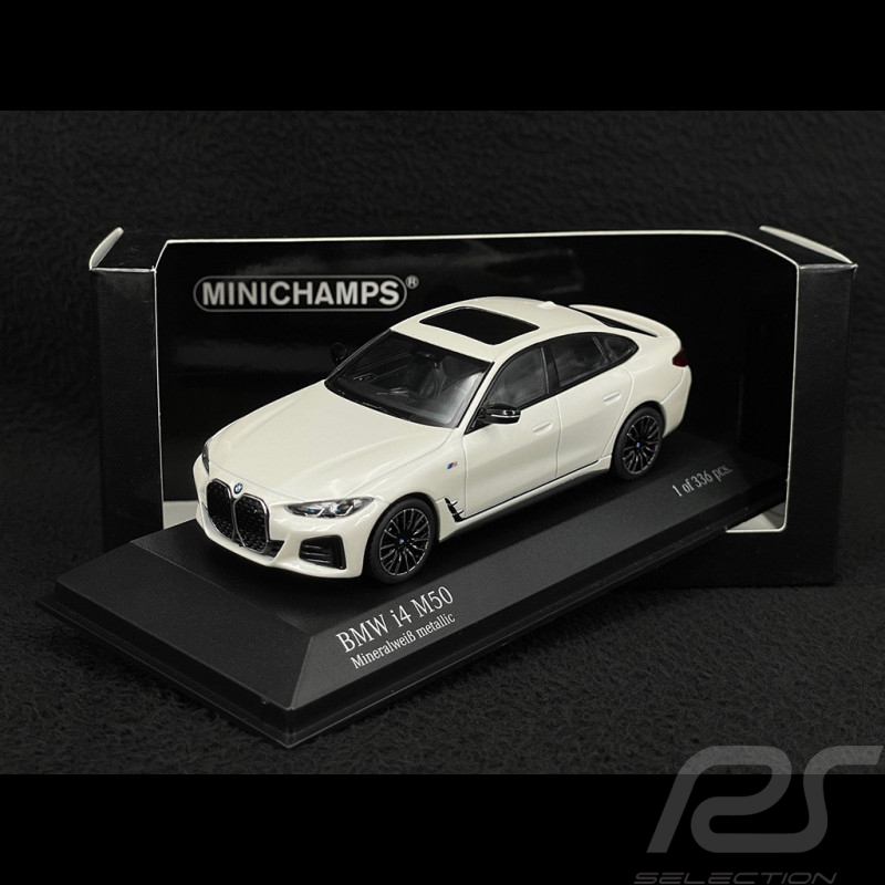 BMW i4 M50 2022 Blanc Métallisé 1/43 Minichamps 410024000