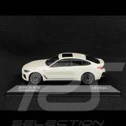 BMW i4 M50 2022 Blanc Métallisé 1/43 Minichamps 410024000