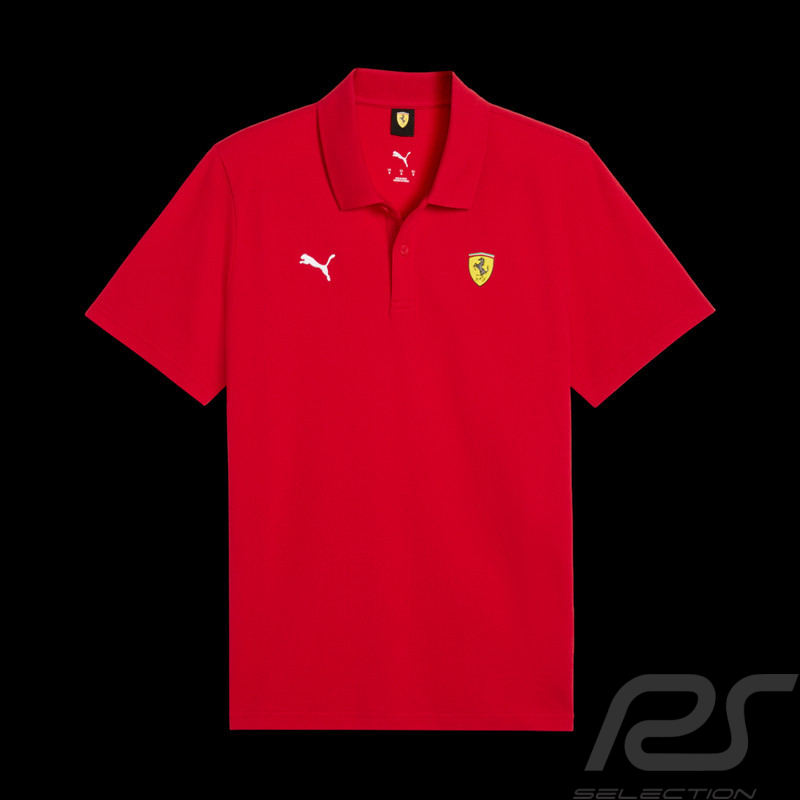 Ferrari Polo-Shirt F1 Team Leclerc / Hamilton Puma Rot 701238416-001 - unisex