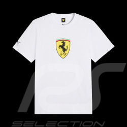Ferrari T-shirt F1 Team Leclerc / Hamilton Puma White 701238415-002 - unisex