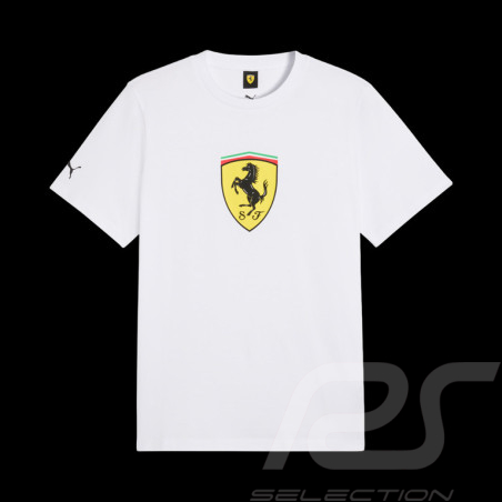 T-shirt Ferrari F1 Team Leclerc / Hamilton Puma Blanc 701238415-002 - mixte
