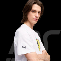 T-shirt Ferrari F1 Team Leclerc / Hamilton Puma Blanc 701238415-002 - mixte