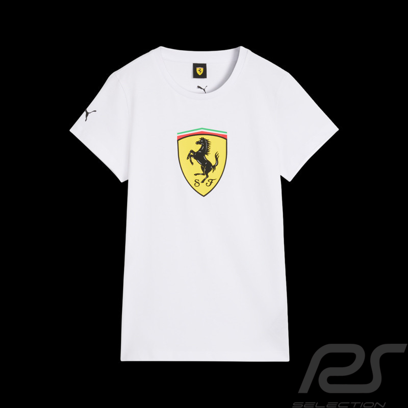 Ferrari T-shirt F1 Team Leclerc / Hamilton Puma White 701238600-002 - women