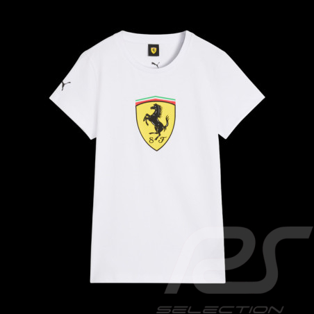 T-shirt Ferrari F1 Team Leclerc / Hamilton Puma Blanc 701238600-002 - Femme