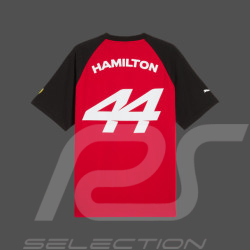 T-shirt Ferrari F1 Team n° 44 Lewis Hamilton Puma Rouge / Noir 701238458-001 - mixte