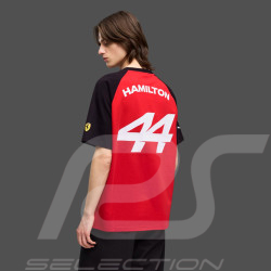 Ferrari T-Shirt F1 Team n° 44 Lewis Hamilton Puma Rot / Schwarz 701238458-001 - unisex
