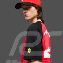 Ferrari T-Shirt F1 Team n° 44 Lewis Hamilton Puma Rot / Schwarz 701238458-001 - unisex