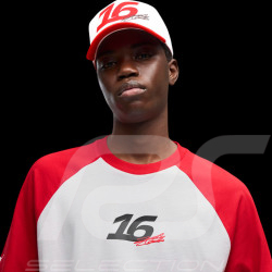 Ferrari T-shirt F1 Team n° 16 Charles Leclerc Puma White / Red 701238487-001 - unisex