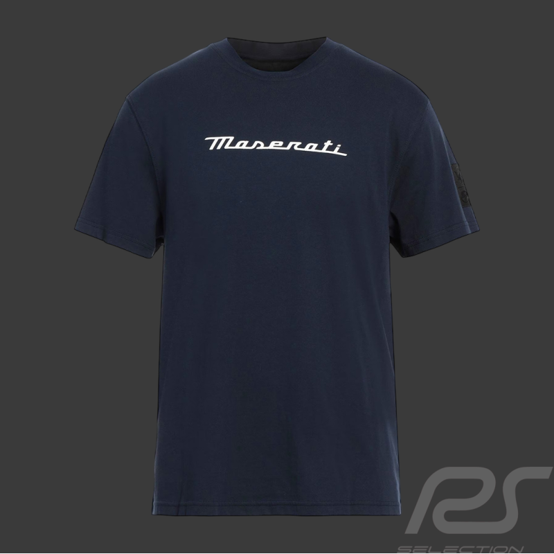 Maserati T-Shirt North Sails Trident Logo Marineblau - Unisex