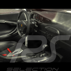 Porsche 911 GT3 RS Type 996 2002 Blanc / Bandes Rouges 1/18 Minichamps 155062020