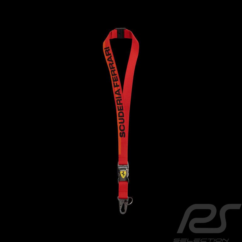 Ferrari Keyring F1 Team Leclerc / Hamilton Red Neck Strap 701238062-001