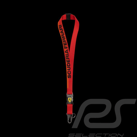 Ferrari Schlüsselanhänger F1 Team Leclerc / Hamilton Red Umhängeband 701238062-001