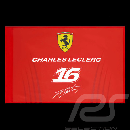 Ferrari Flag F1 Team n° 16 Charles Leclerc 2026 Red 94 x 28 cm 701238027-001