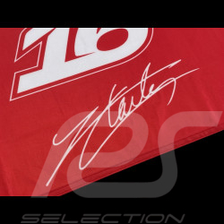 Ferrari Flagge F1 Team n° 16 Charles Leclerc 2026 Rot 94 x 28 cm 701238027-001