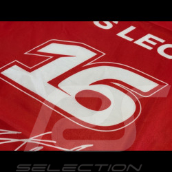 Ferrari Flagge F1 Team n° 16 Charles Leclerc 2026 Rot 94 x 28 cm 701238027-001