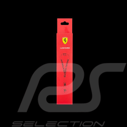 Ferrari Schlüsselanhänger F1 Team Leclerc / Hamilton Red Umhängeband 701238062-001