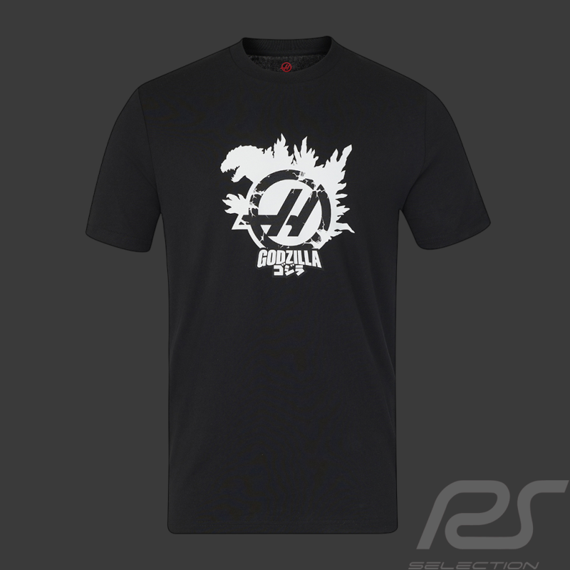 Haas T-Shirt F1 Team Godzilla Black - Unisex