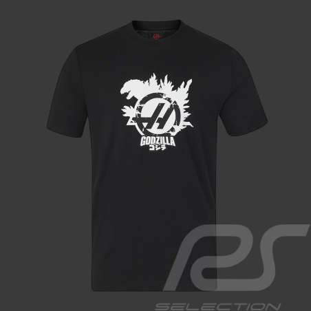 T-Shirt Haas F1 Team Godzilla Noir - Mixte