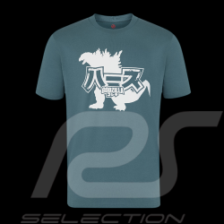 T-Shirt Haas F1 Team Godzilla Bleu / Vert - Mixte