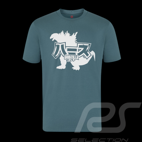 T-Shirt Haas F1 Team Godzilla Bleu / Vert - Mixte