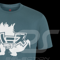 Haas T-Shirt F1 Team Godzilla Tiefblaue Rennbahn / Grün - Unisex