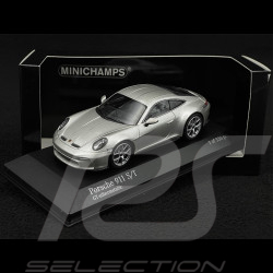 Porsche 911 S/T Type 992 2023 GT Silver Metallic 1/43 Minichamps 410063022