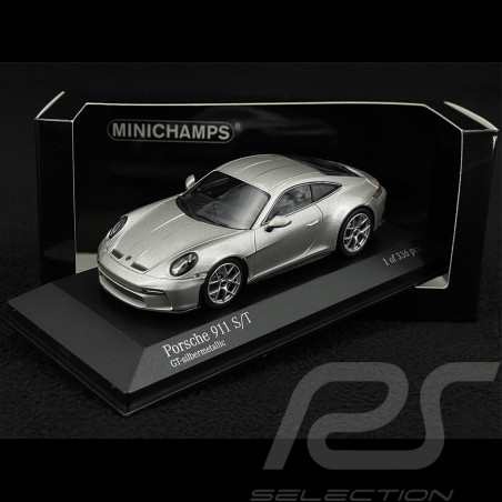 Porsche 911 S/T Typ 992 2023 GT-Silbermetallic 1/43 Minichamps 410063022