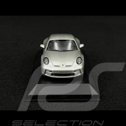 Porsche 911 S/T Type 992 2023 GT Silver Metallic 1/43 Minichamps 410063022