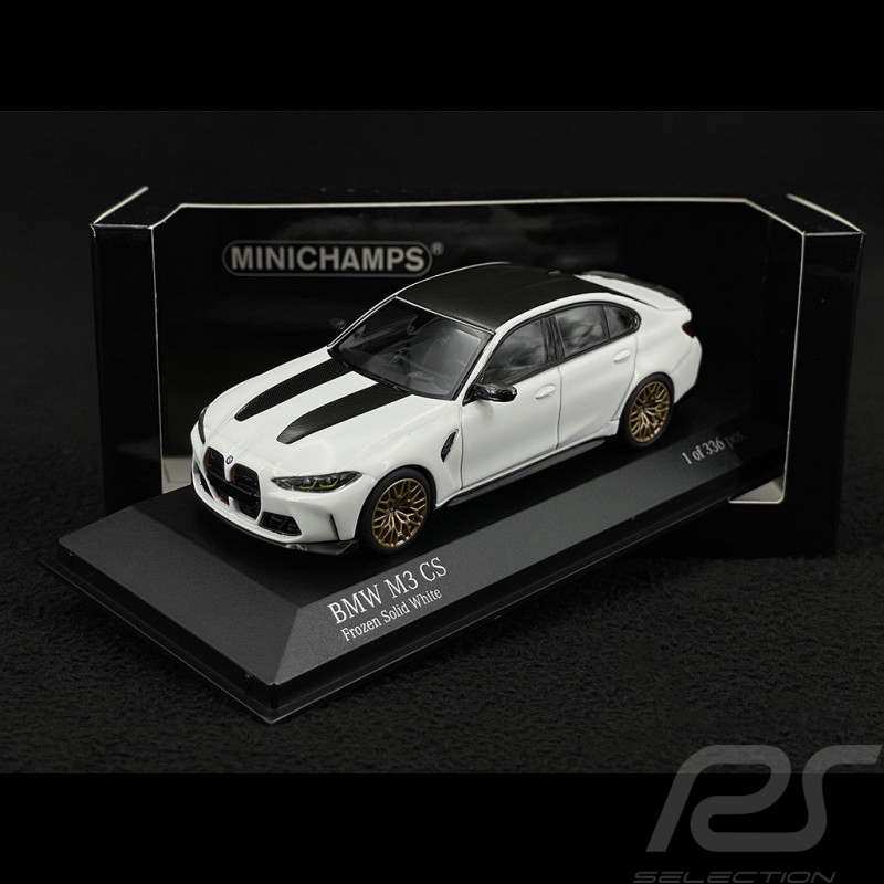 BMW M3 CS 2023 Blanc Givré 1/43 Minichamps 410023202