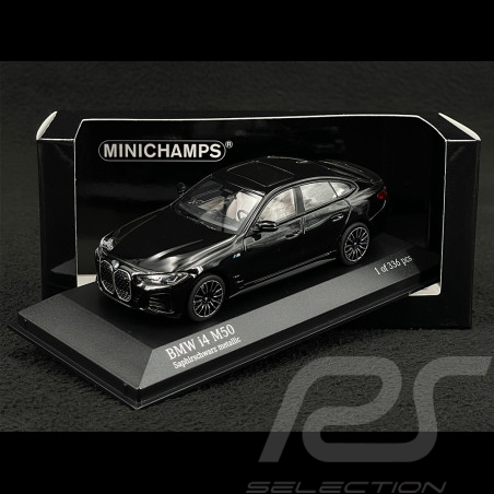 BMW i4 M50 2022 Sapphire Black Metallic 1/43 Minichamps 410024002