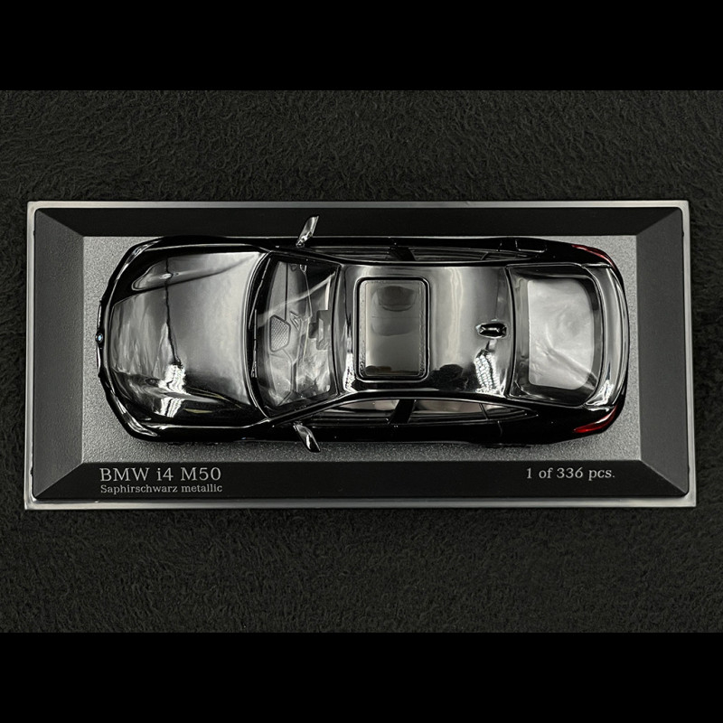 BMW i4 M50 2022 Sapphire Black Metallic 1/43 Minichamps 410024002