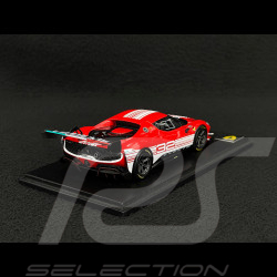Ferrari 296 Challenge n° 32 2023 Markteinführungsversion Rot / Weiß 1/43 Looksmart LSRC181
