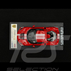 Ferrari 296 Challenge n° 32 2023 Markteinführungsversion Rot / Weiß 1/43 Looksmart LSRC181