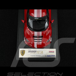 Ferrari 296 Challenge n° 32 2023 Launch Version Red / White 1/43 Looksmart LSRC181